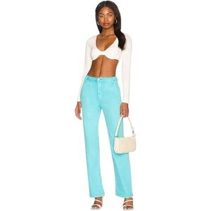 AFRM Aqua Flare & Wide Leg Jeans
